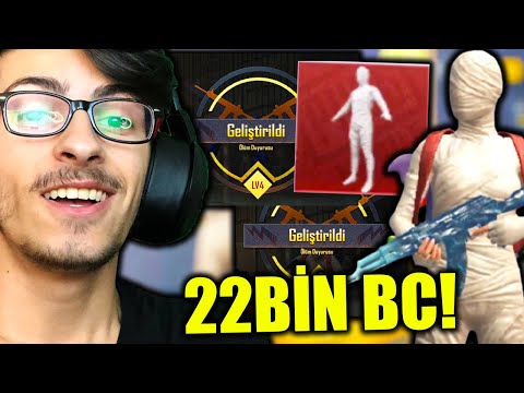 22BİN BC!! YUNUS'UN HESABINI FULLEDİK! (MUMYA SETİ) PUBG Mobile Lite