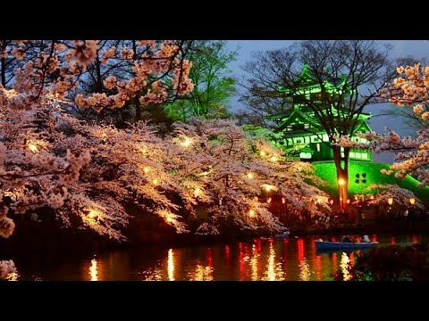 The most beautiful cherry blossoms in Japan 🌸 Festival at the castle 🏯