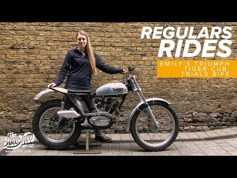 regulars-rides:-emily-s-triumph-tiger-cub-trials-bike
