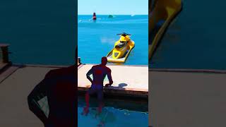 GTA 5 Spiderman Epic Jumps Compilation(GTA V Fails Funny Moments)