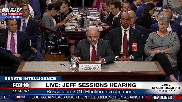 FULL HEARING: Sessions Testifies About Russia, Comey Firing at Senate Intel Committee Hearing (FNN)