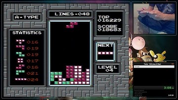 Tetris (NES) - 100 Lines, Level 0 Start - 06:17