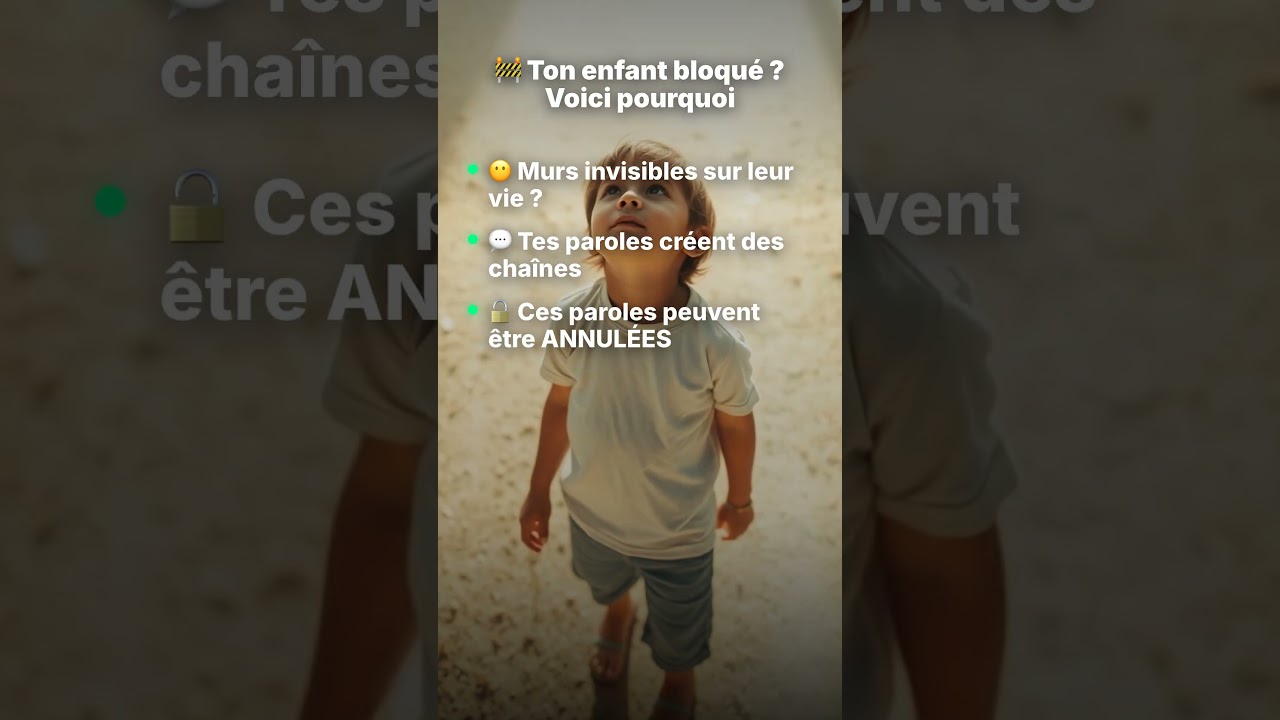 🚧 Ton enfant bloqué ? Voici pourquoi