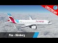 Flight Simulator 2020 | Pisa - Nürnberg (LIRP - EDDN) | Airbus A320neo | Eurowings | IVAO