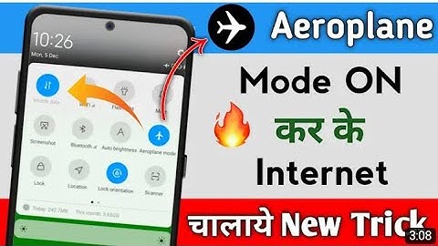 How To Use Internet / Mobile Data In Flight Mode on (Realme, Oppo, One Plus etc) REALME