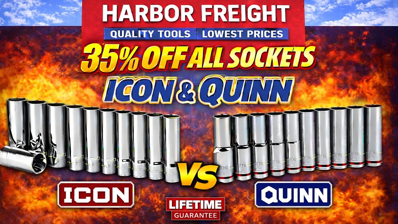 ICON & Quinn Sockets 35% OFF at Harbor Freight — Here's What's Worth Buying