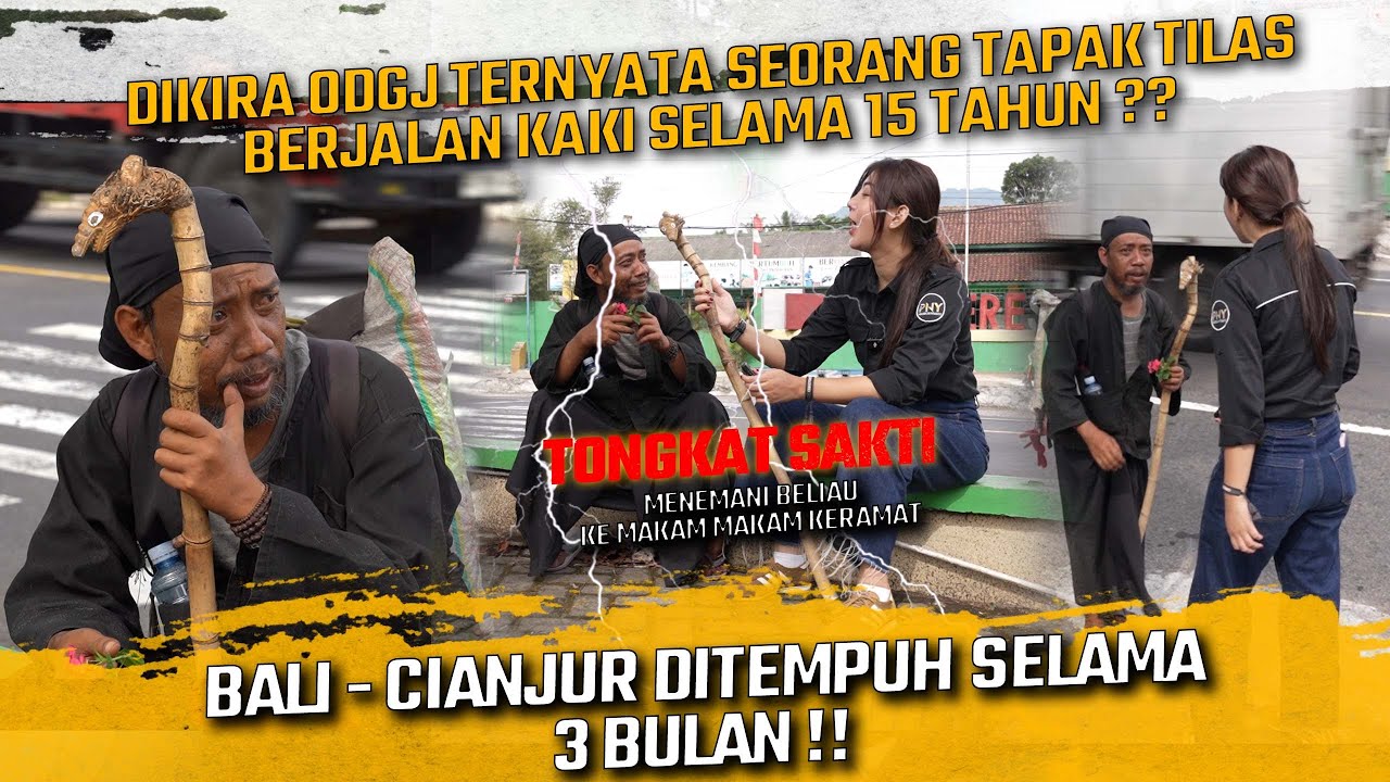 DIKIRA ODGJ TERNYATA SEORANG TAPAK TILAS (JLN KAKI) SELAMA 15 TAHUN ?? BALI - CIANJUR BUTUH 3 BULAN