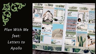 Plan With Me |Print Pressions B6 feat: Letters to Apollo |Tiffsplanit