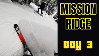 Mission Ridge Ski POV - Double Blacks and POWDER