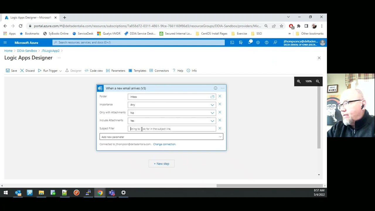 Logic App Demontration Adding an Email Trigger