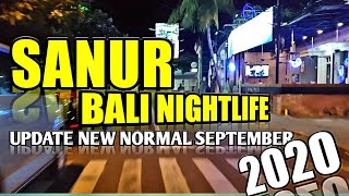 Motovlog  Situasi Dan Kondisi Kehidupan Malam Di Sanur Bali  Bali Current Situation New Normal
