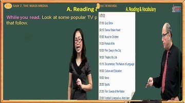 086 - Tiếng anh lớp 10 - Unit 7 - The Mass Media (2/16)