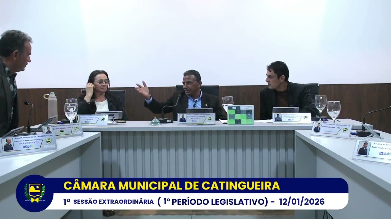 'ª Sessão extraordinária do 1º período legislativo de 2026