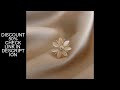 Fashion Brooch Flower Bow Brooches for Women Sweater Coat Clothing Accessories Metal Anti-glare Lape