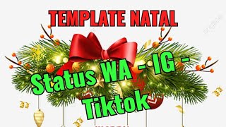 Template Capcut Ucapan Natal 2022 dan Tahun baru 2023 Free Download