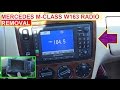 Radio Removal and Replacement on Mercedes w163 ML320 ML430 ML230 ML270 ML350 ML400 ML500