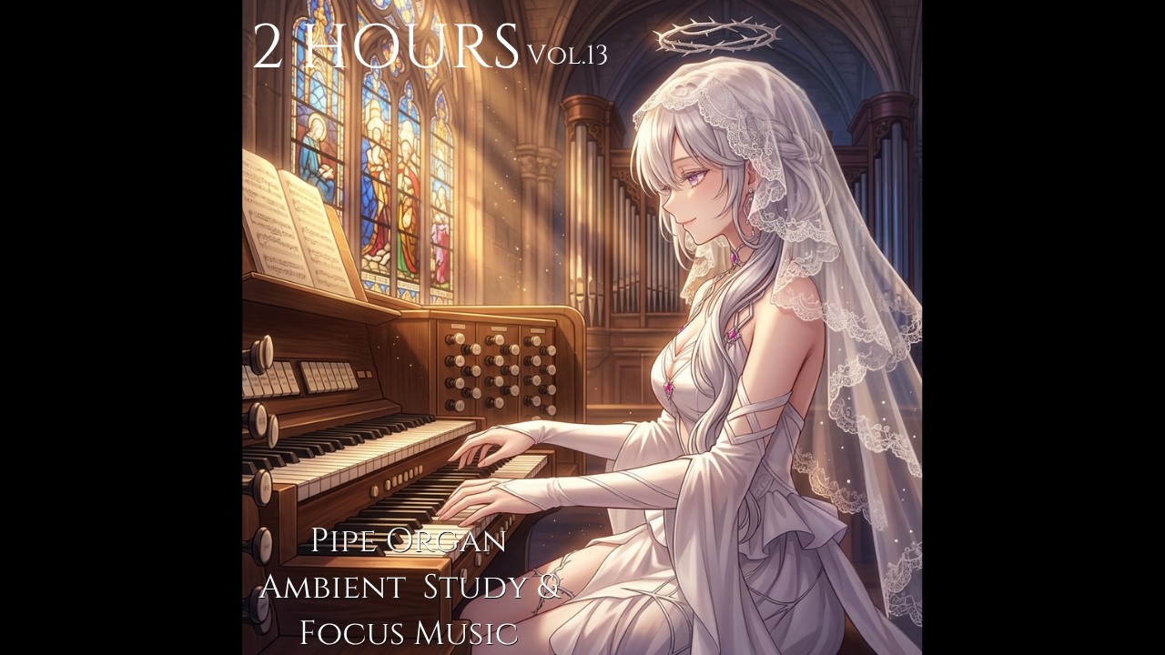 パイプオルガン 作業用BGM 2時間 | Pipe Organ Ambient 2 Hours Study