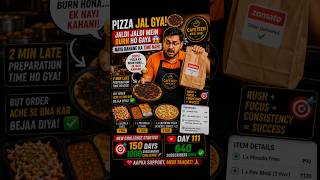 Zomato Order Or Pizza Burn Customer Ko kya Duga #cloudkitchen #food #minivlog #zomato #shorts