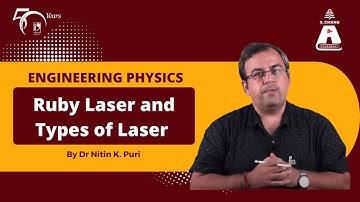 Ruby Laser and Types of Laser | Engineering Physics | S Chand Academy