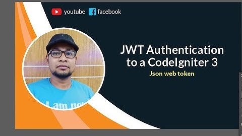 Jwt in php codeigniter | How to add JWT Authentication to a CodeIgniter 3 REST API | codeigniter