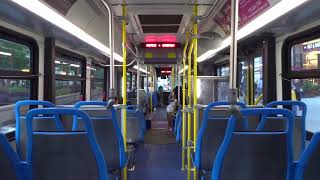CTA Bus: On Board Union Station bound D60LFR 4361 Rt.151 Michigan/Washington to Adams/State