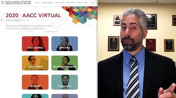 How to use the 2020 AACC virtual platform
