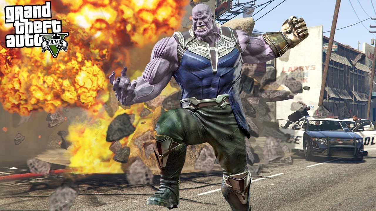 GTA V: Thanos e seus poderes chegam ao jogo por meio de um mod 