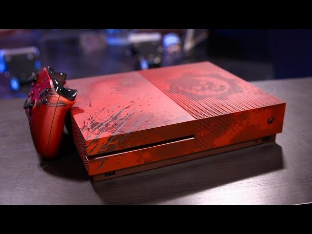 Xbox One S Gears of War 4 Edition Unboxing & Overview! 