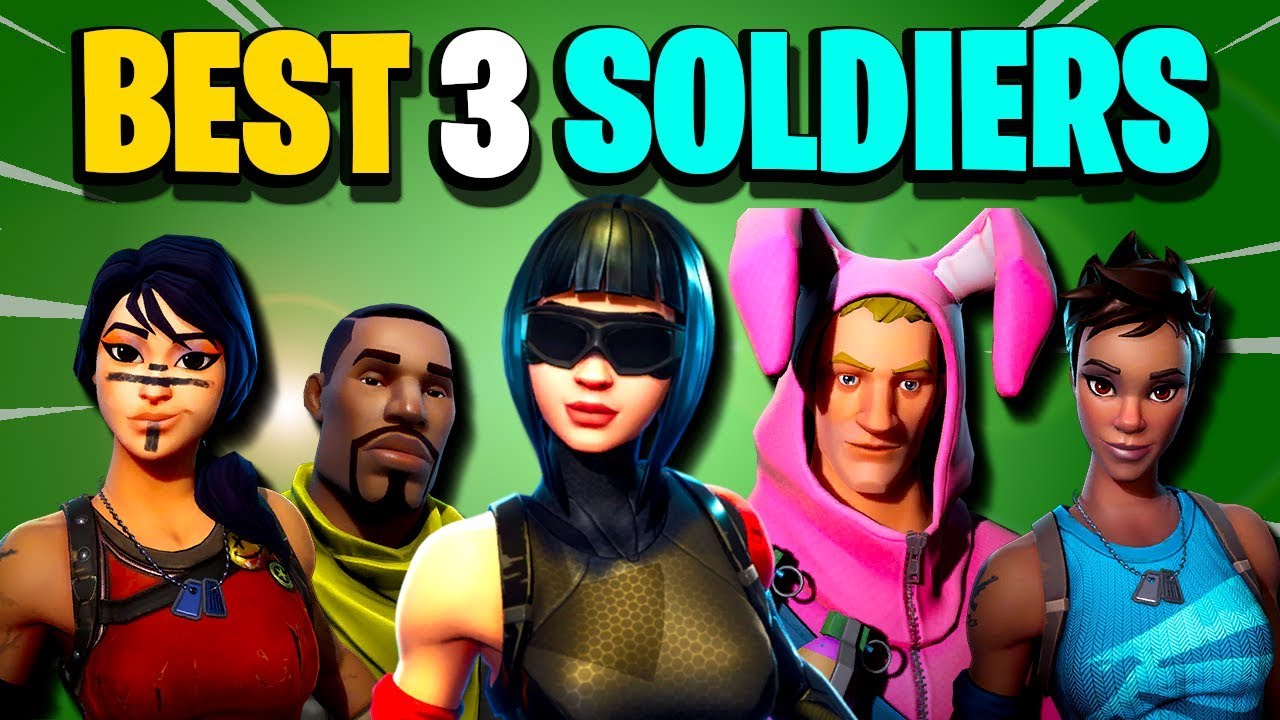 Best 3 Soldiers Fortnite Save The World Pve Top 3 Soldier Hero - litanah fortnite savetheworld