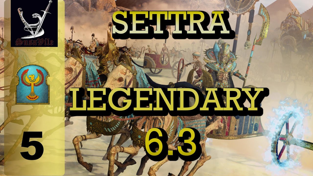 "The Crown of Nehekhara!!" Settra Cinematic campaign Total War: Warhammer 3 patch 6.3 ep 5