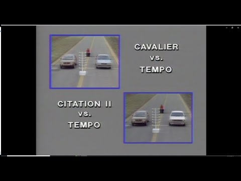 1984 Chevrolet Cavalier and Citation II versus Ford Tempo and Imports