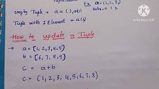 tuple creat update access in English