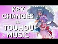 Key Changes in Touhou Music