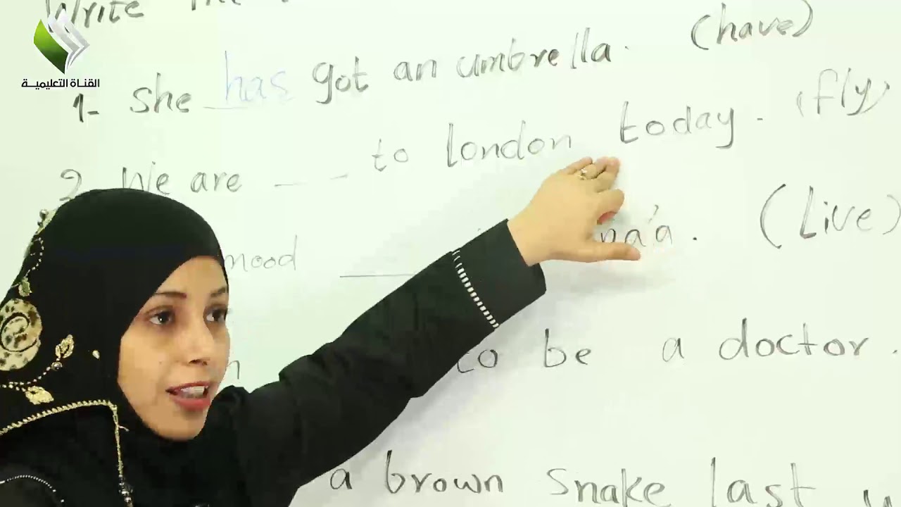 مراجعة عامة مادة الانجليزي الصف التاسع  الجزء 1