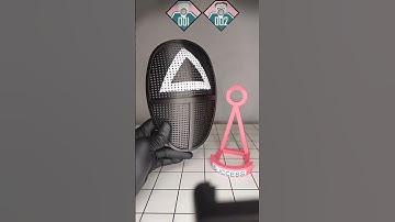 3d printed squid game mask challenge. Who will be eliminated? #squidgamemask #3dprintedsquidgame