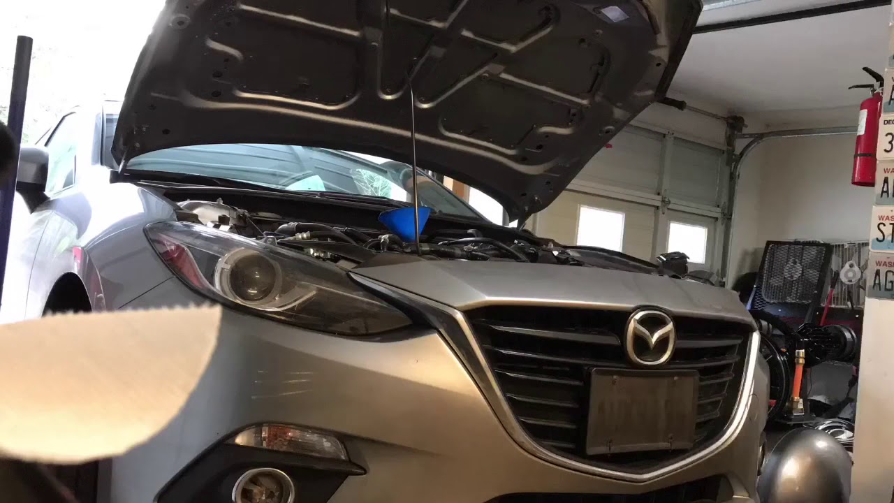 Mazda 3 oil change - YouTube