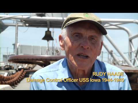 Damage Control Officer Rudy Haase - USS Iowa