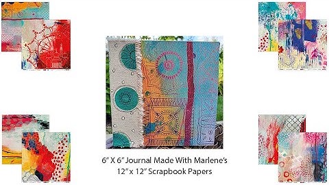 5 Minutes Of Fun: Creating A 6x6 Journal From Marlene