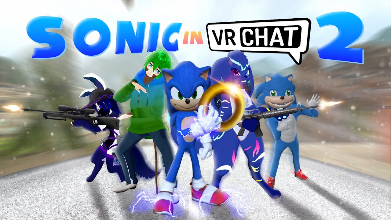 Sonic in VRChat 2 | Full Body Tracking - YouTube