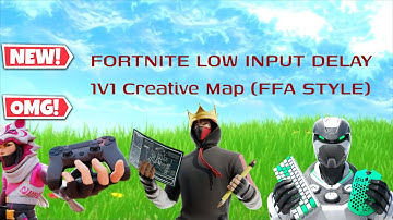New Fortnite Low Input Delay 1v1 Map (FFA Style) Sneak Peek!