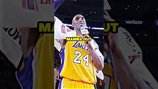 Kobe's Last game in NBA 🥹 #shorts