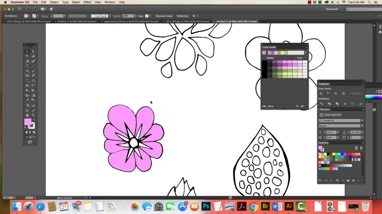 Turning Sketches Into Vector Art, Illustrator - Youtube