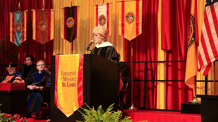 Dr. Patricia Wolff at UMSL Graduation