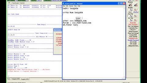 SeDiv Seagate-Write Rom Seagate By terminal