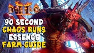 90 Second Chaos Runs Terror Essence Farming Guide in Diablo 2 Resurrected / D2R