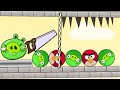 Angry Birds Pigs Out - CUT THE ROPE TO FORCE OUT ROUND PIGGIES AND RESCUE ROUND BIRDS!