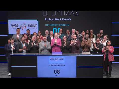Pride at Work Canada Opens the Market Friday, May 17, 2024