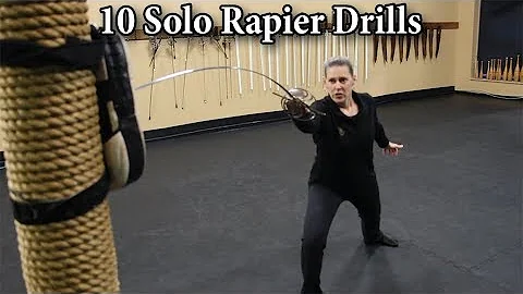 10 Solo Rapier Drills in 5 minutes