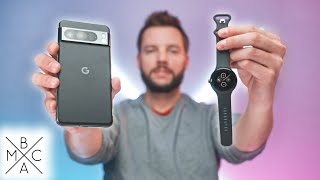 Pixel 8 Pro + Pixel Watch 2 UNBOXING - Google's POWER MOVE!