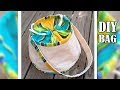 DIY ROUND ADORABLE TOTE BAG TUTORIAL // Cute Purse Bag Cut & Sew Making Idea